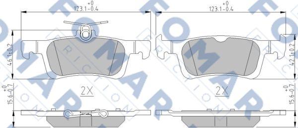 FOMAR Friction FO 262081 - Jarrupala, levyjarru inparts.fi