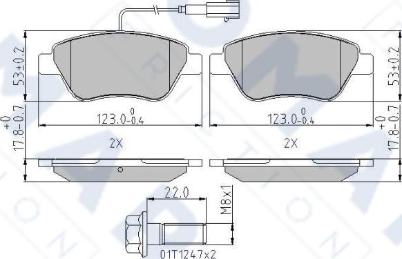 FOMAR Friction FO 217681 - Jarrupala, levyjarru inparts.fi