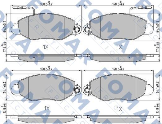 FOMAR Friction FO 239681 - Jarrupala, levyjarru inparts.fi