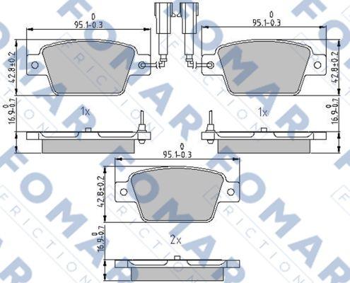 FOMAR Friction FO 239381 - Jarrupala, levyjarru inparts.fi