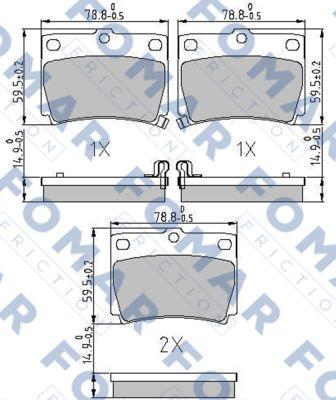 FOMAR Friction FO 239281 - Jarrupala, levyjarru inparts.fi