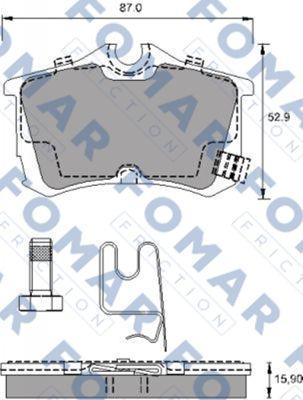 FOMAR Friction FO 790381 - Jarrupala, levyjarru inparts.fi