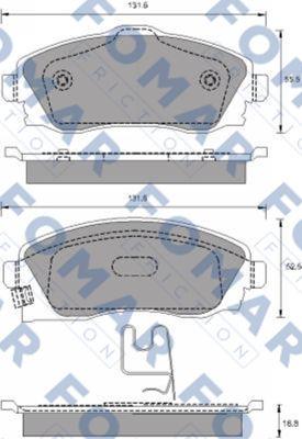 FOMAR Friction FO 783481 - Jarrupala, levyjarru inparts.fi