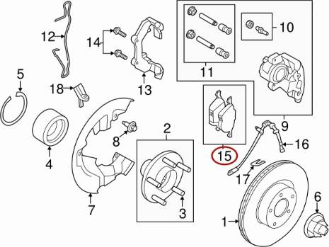 FORD CV6Z-2001-L - Jarrupala, levyjarru inparts.fi