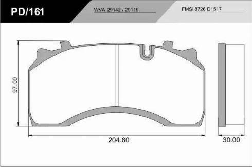 Textar 29142 298  0 4 T3016 - Jarrupala, levyjarru inparts.fi