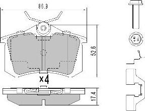 FOMAR Friction FO692781 - Jarrupala, levyjarru inparts.fi