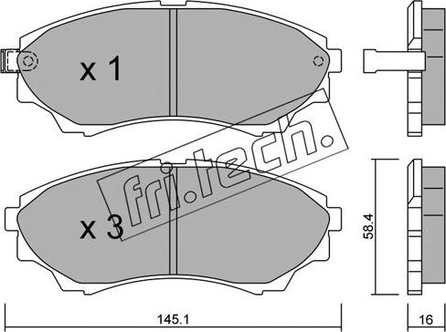 Japanparts PA-323MK - Jarrupala, levyjarru inparts.fi