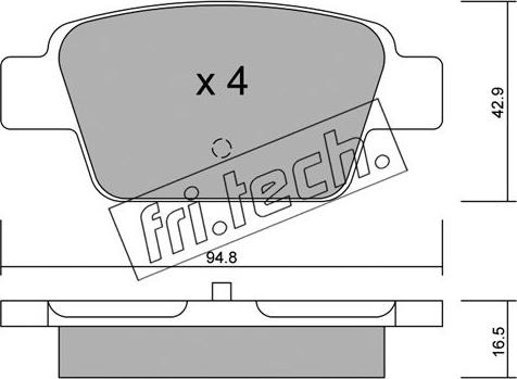 Textar 40106 16,5 04 - Jarrupala, levyjarru inparts.fi