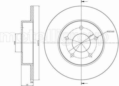 Meyle 36-15 523 0022 - Jarrulevy inparts.fi