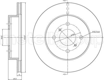 Kavo Parts BR-8714-C - Jarrulevy inparts.fi