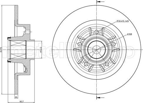 HELLA 8DD 355 123-181 - Jarrulevy inparts.fi