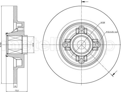 Magneti Marelli 360704030010 - Jarrulevy inparts.fi