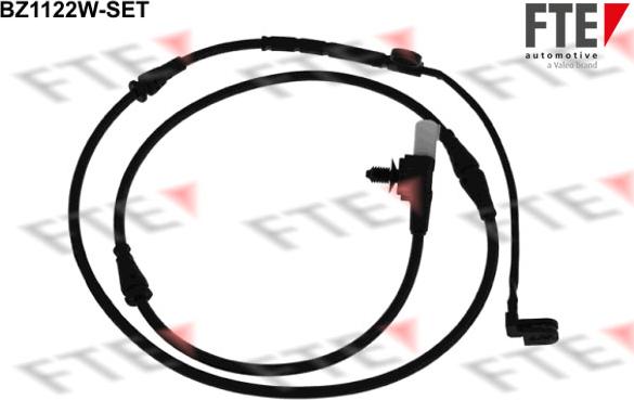 FTE BZ1122W-SET - Kulumisenilmaisin, jarrupala inparts.fi