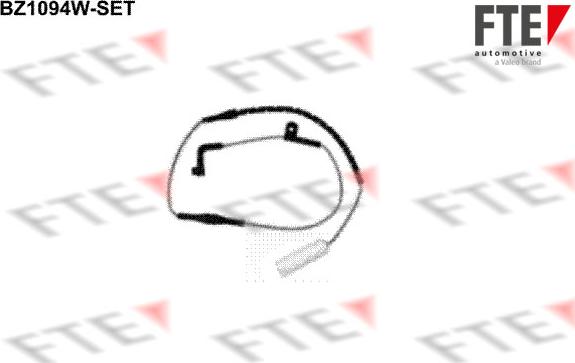 FTE 9410063 - Kulumisenilmaisin, jarrupala inparts.fi