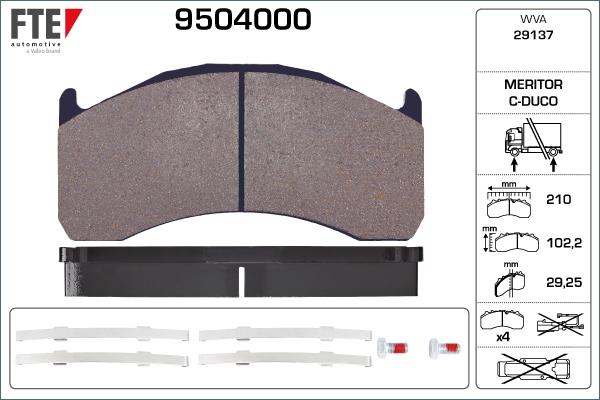 FTE 9504000 - Jarrupala, levyjarru inparts.fi