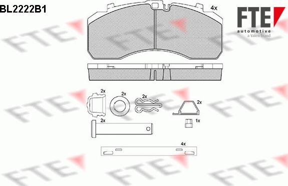 FTE BL2222B1 - Jarrupala, levyjarru inparts.fi