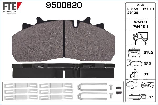 FTE 9500820 - Jarrupala, levyjarru inparts.fi