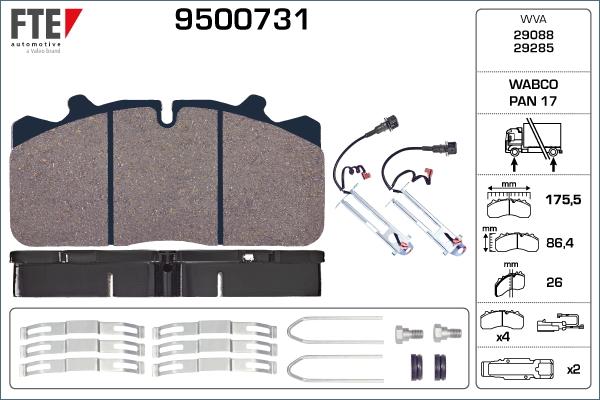 FTE 9500731 - Jarrupala, levyjarru inparts.fi