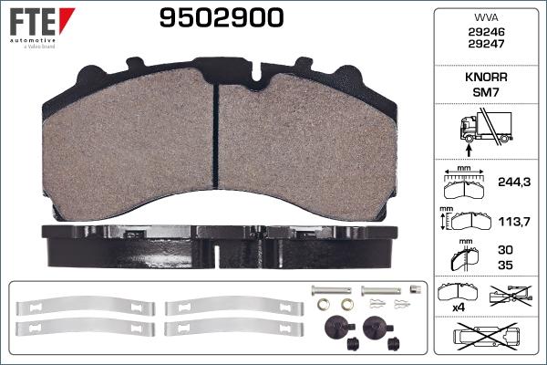 FTE 9502900 - Jarrupala, levyjarru inparts.fi