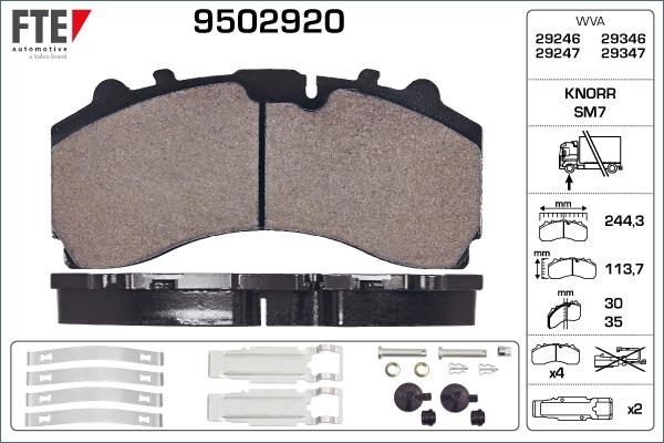 FTE 9502920 - Jarrupala, levyjarru inparts.fi