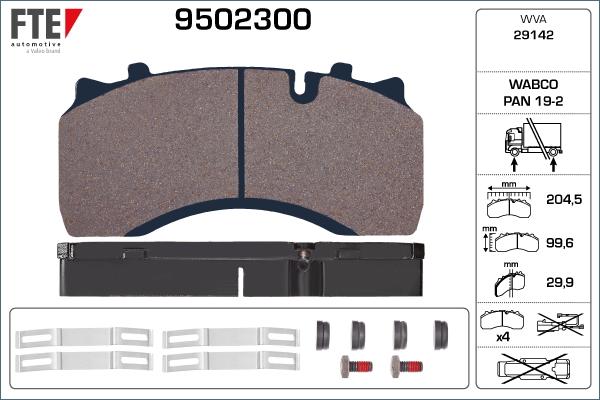 FTE 9502300 - Jarrupala, levyjarru inparts.fi