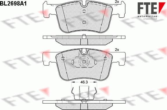 FTE BL2698A1 - Jarrupala, levyjarru inparts.fi