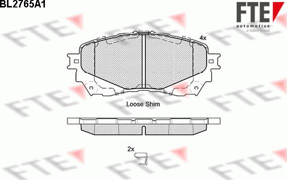 FTE BL2765A1 - Jarrupala, levyjarru inparts.fi