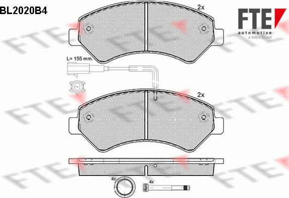 FTE BL2020B4 - Jarrupala, levyjarru inparts.fi