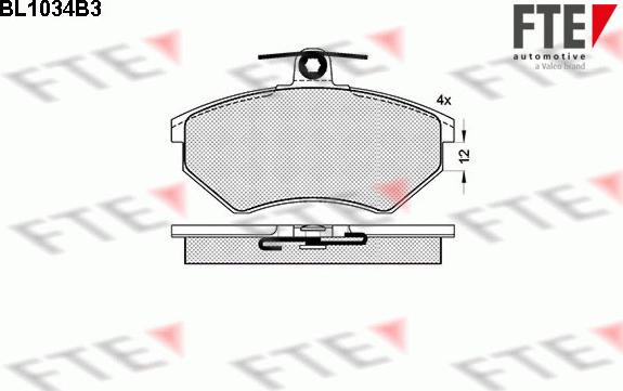 FTE BL1034B3 - Jarrupala, levyjarru inparts.fi