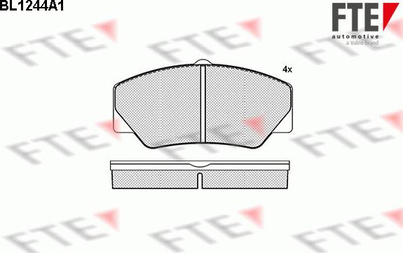 FTE BL1244A1 - Jarrupala, levyjarru inparts.fi