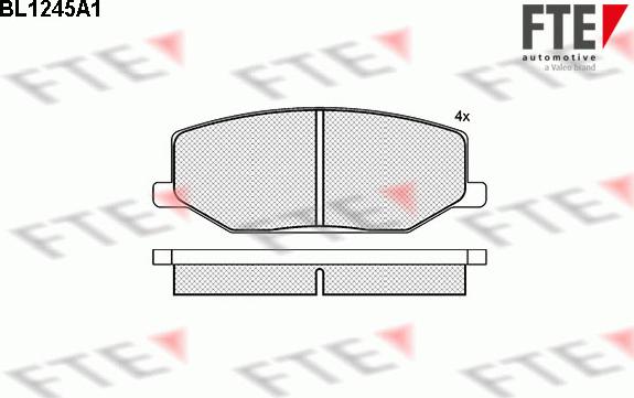 FTE BL1245A1 - Jarrupala, levyjarru inparts.fi