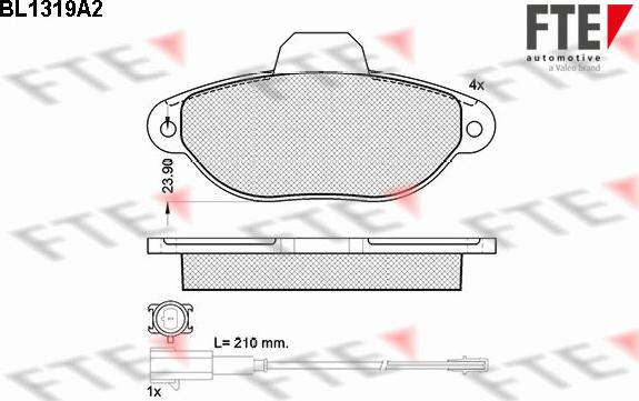 FTE BL1319A2 - Jarrupala, levyjarru inparts.fi