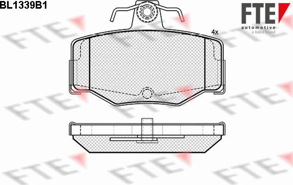 FTE BL1339B1 - Jarrupala, levyjarru inparts.fi