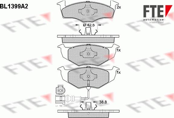 FTE BL1399A2 - Jarrupala, levyjarru inparts.fi