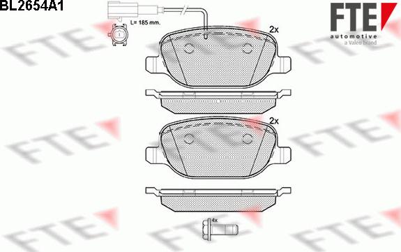 FTE BL2654A1 - Jarrupala, levyjarru inparts.fi