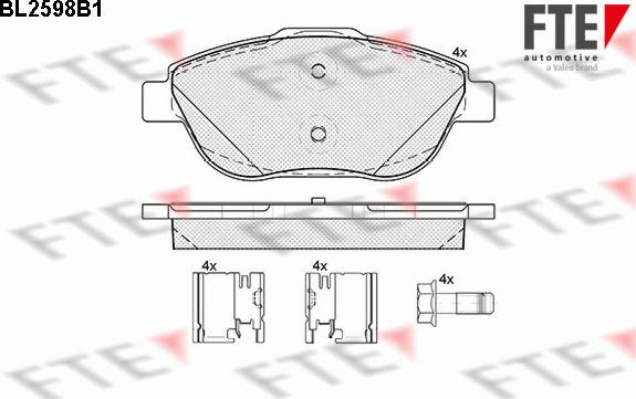 FTE BL2598B1 - Jarrupala, levyjarru inparts.fi