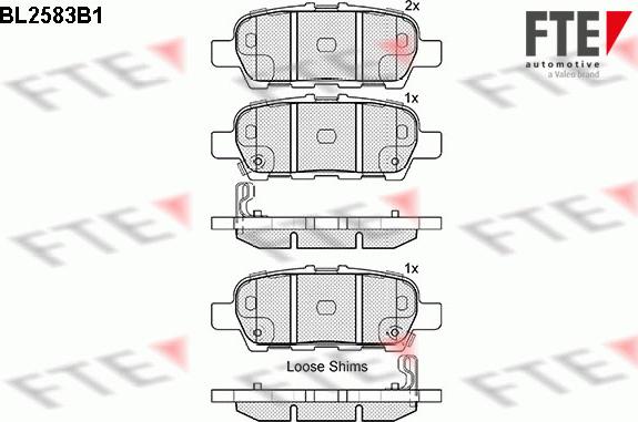 FTE BL2583B1 - Jarrupala, levyjarru inparts.fi