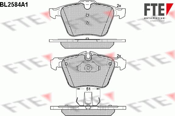 FTE BL2584A1 - Jarrupala, levyjarru inparts.fi