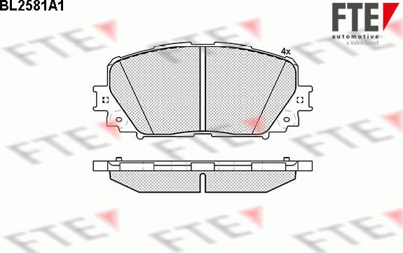 FTE BL2581A1 - Jarrupala, levyjarru inparts.fi