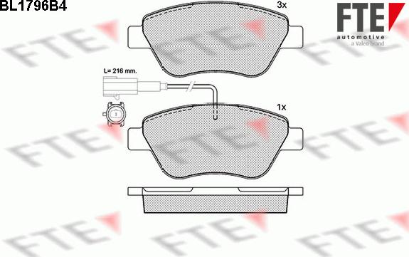 FTE BL1796B4 - Jarrupala, levyjarru inparts.fi