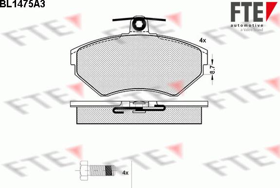 FTE BL1475A3 - Jarrupala, levyjarru inparts.fi