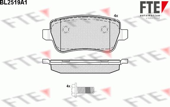 FTE BL2519A1 - Jarrupala, levyjarru inparts.fi