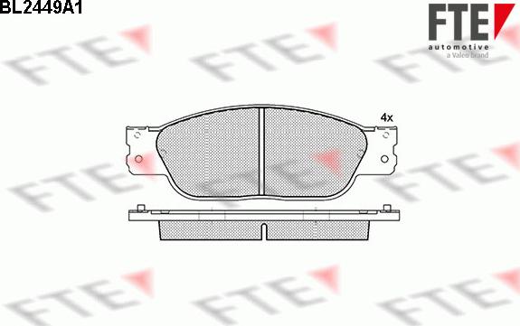 FTE BL2449A1 - Jarrupala, levyjarru inparts.fi