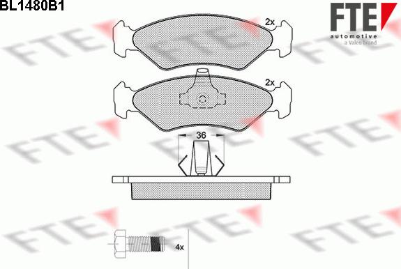 FTE BL1480B1 - Jarrupala, levyjarru inparts.fi