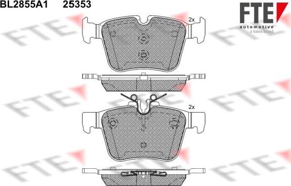 FTE BL2855A1 - Jarrupala, levyjarru inparts.fi