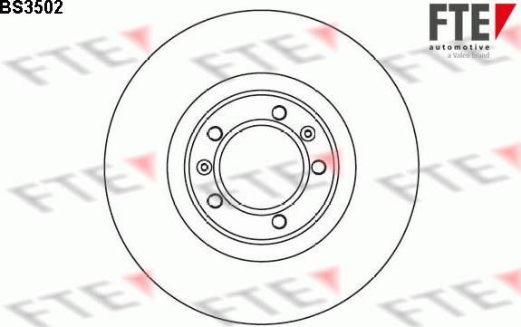 FTE BS3502 - Jarrulevy inparts.fi