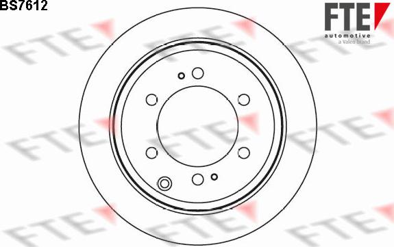 FTE BS7612 - Jarrulevy inparts.fi