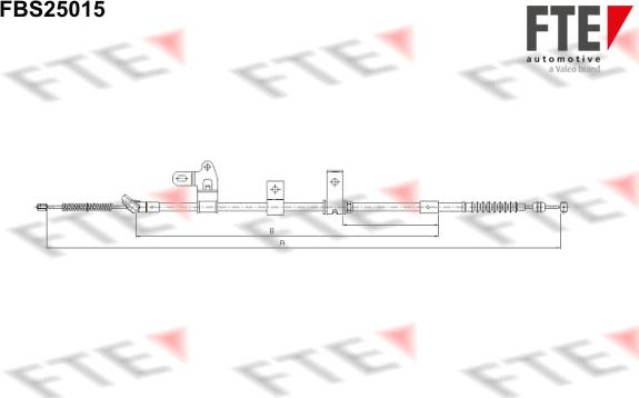 FTE FBS25015 - Vaijeri, seisontajarru inparts.fi