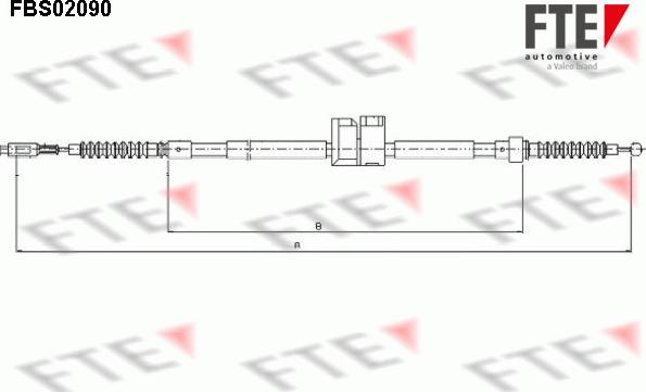 FTE 9250090 - Vaijeri, seisontajarru inparts.fi