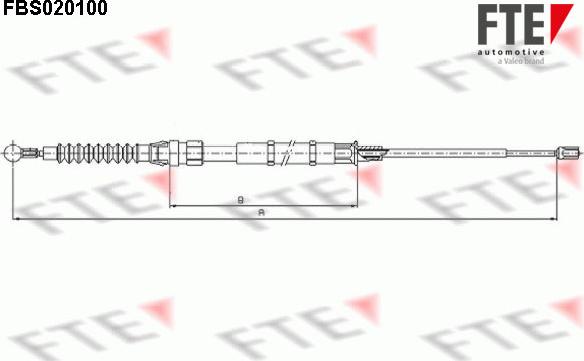 FTE FBS020100 - Vaijeri, seisontajarru inparts.fi